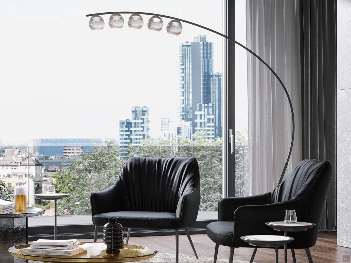 With its wrap-around arch shape, Bobbie is ideal for cosy modern reading corners