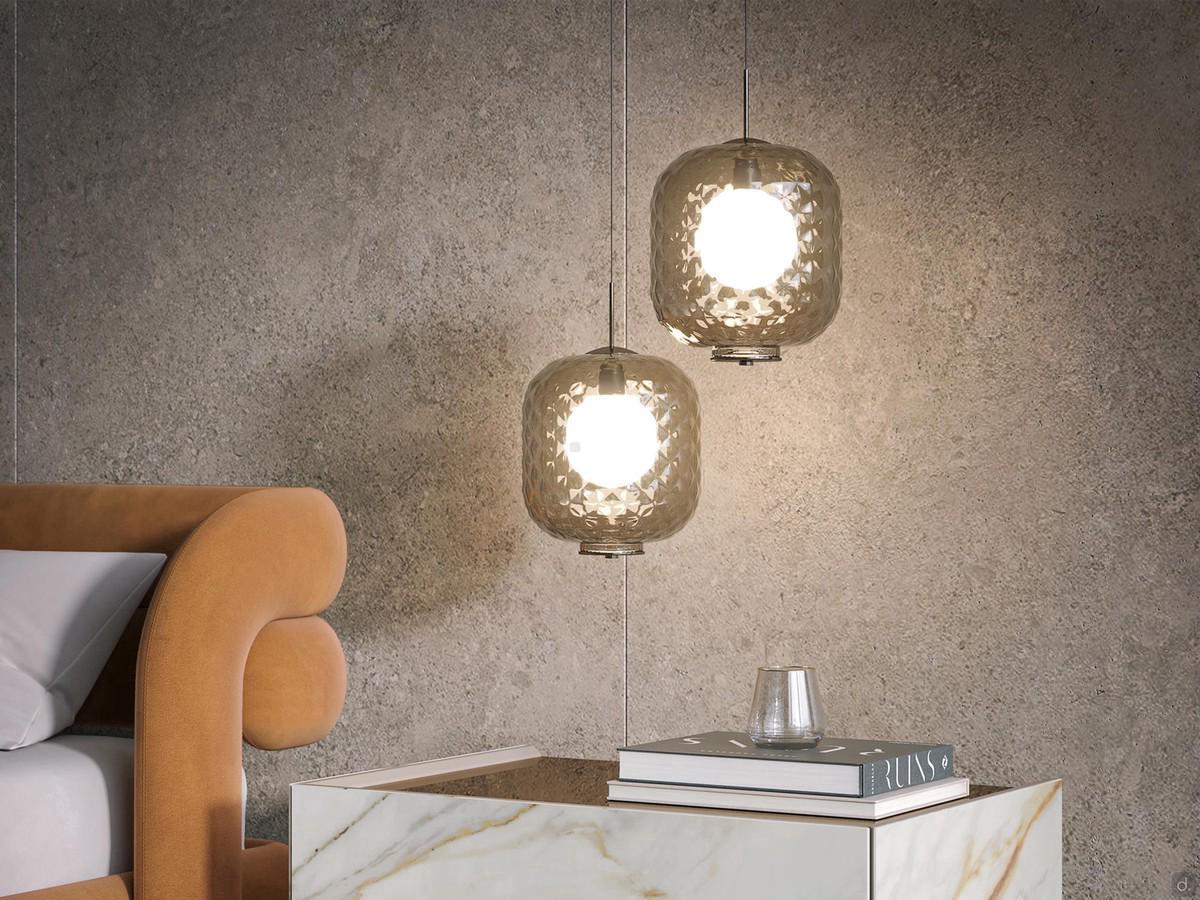 The Akari lamp, also ideal for use over bedside tables