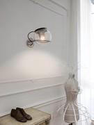 The collection is enriched by a versatile wall lamp model, which adapt to bedroom areas or living zones with a retro feel