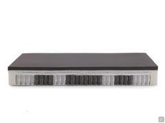Royalto sprung or micro-soft mattress, with a mini micro-soft middle layer and a choice of foam or memory foam surface layer inserted in the topper