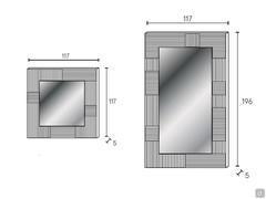 Diagrams and dimensions of the mirror Field in the two available models