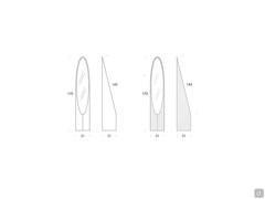 Mirror Spalte - Model and Dimensions