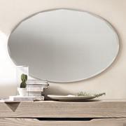 Gemma mirror with diamond-cut edge