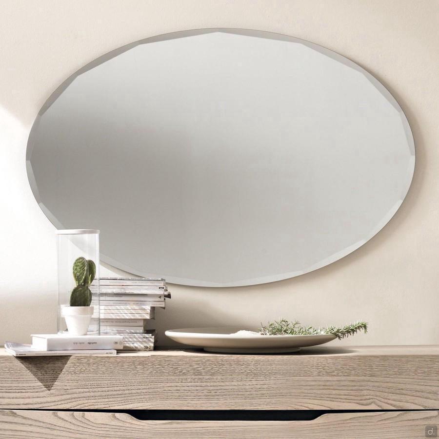 Gemma mirror with diamond-cut edge