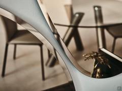 Detail of the bevelled mirror frames on Cattelan's Hawaii mirror
