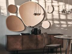 Hawaii irregular mirror composition by Cattelan in bronzed mirror finish