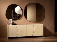 Frost irregular shaped wall mirror in two square versions, 100x100 and 130x130 cm