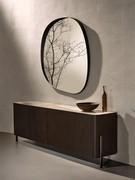 Large 130 x 130 cm Frost irregular shaped wall mirror, perfect above a sideboard to decorate the living area