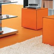 Kubo cube ottoman made of hide-leather by Cattelan 