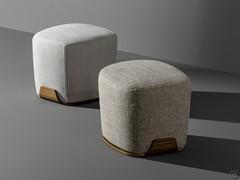 Square pouf for the Olos bedroom by Bonaldo, to match the bed of the same name