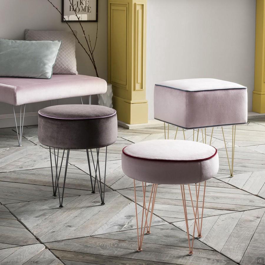 Bruxelles minimal design ottoman