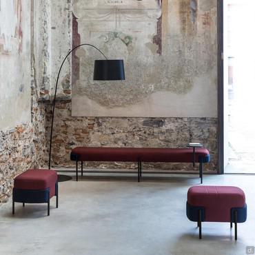 Metropolitan upholstered ottoman and bench Just