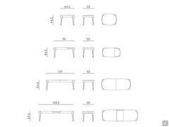 Velis bench - models and dimensions available