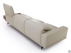 Rear view of the Heritage outlet sofa with reclining backrests
