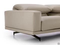 Detail of upholstered vertical armrest