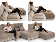 Example and proportions of a seat with raised headrest