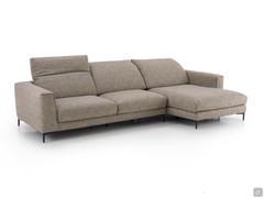 Foster outlet sofa with pull-out seats and reclining backrests