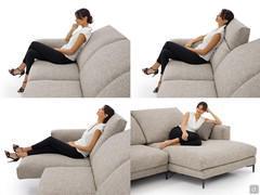 Seating proportions and ergonomics of the Foster outlet sofa