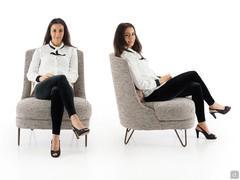 Seating proportions and ergonomics of the Beatrix outlet chair
