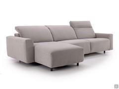 Florence outlet 319 cm sofa with chaise longue and double bed end, all seats 91 cm wide and 23 cm armrests