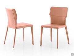 Denali outlet chairs upholstered entirely in leather 