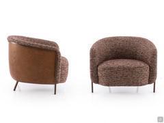 Front and side view of the Bailey outlet chair