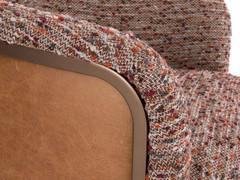 Detail of the combination of the Bronze metal profile with the two-tone cladding