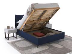 Milleletti outlet: double bed with practical storage compartment for storing blankets or pillows