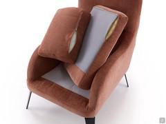 Removable cover for Mabel outlet armchair