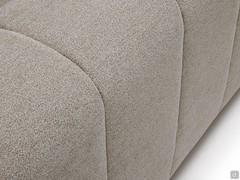 Detail of the Galatea fabric covering both Empire outlet sofas