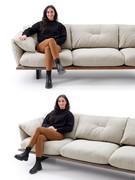 Ergonomics and seating proportions of the Norman outlet sofa