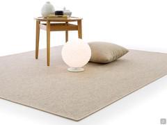 Dublin wool rug in sand colour
