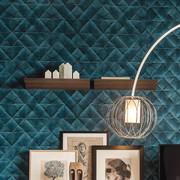Pendola shelf by Cattelan in Canaletto walnut finish