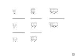FLY hanging open element - various widths available with height cm 40