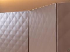 Hand-made decoration for a peculiar effect in relief of the Pyramide sideboard