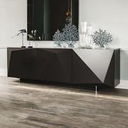 Three-door version with internal drawer in the central compartment of the sideboard Kayak by Cattelan