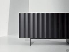 Precise and accurate workmanship for the hinged doors of the Dorian sideboard