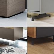 The feet available for the Fly modern sideboard