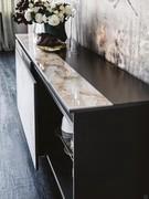 Europa sideboard by Cattelan with Alabaster Keramik stone doors 
