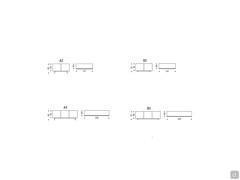 Focus by Cattelan living-room modern clear glass decorated sideboard - models and measurements available