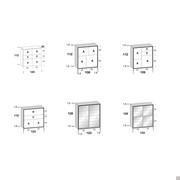 Wooden living room cupboard Fly, models and sizes