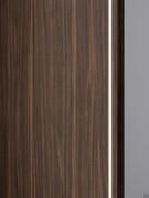'Vertical LED lighting positioned on the sides creates a subtle and even lighting effect on the interior