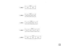 Available measurements for the Comet Lounge sliding wardrobe