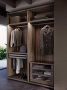 Elegant inside with drawers with glass fronts and top, pull-out accessories and LED lights. (The inside drawer sides and bottom of the drawers are made of melamine UB05 hemp wadding and not in the same colour on the outside, as in the photo)