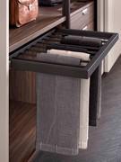 Trouser hanger with finished frame