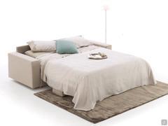 Detail of the unfolded double bed 