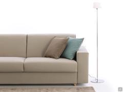 Detail of Colin sofa bed with wide arm cm 20