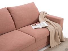 Detail of the cushions filled with goose down and expanded foam