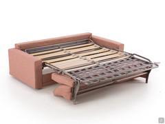 Noah Slim sleeper sofa with slatted base with wooden slabs for maximum comfort