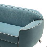 Armrest with profile in contrast with sofa bed Charles